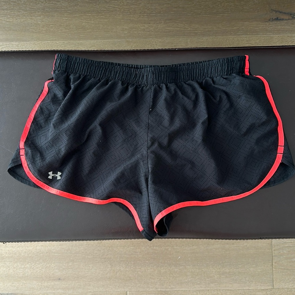 Size small exercise shorts with inner lining. .